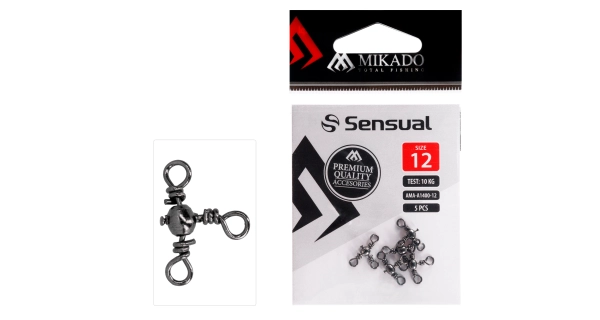 MIKADO - Obratlík Barrel trojitý vel. 4 5 ks