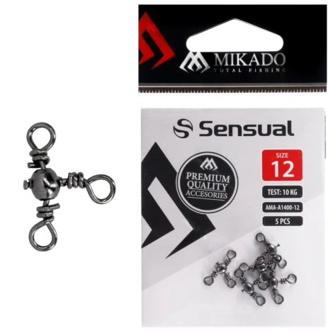 MIKADO - Obratlík Barrel trojitý vel. 4 5 ks