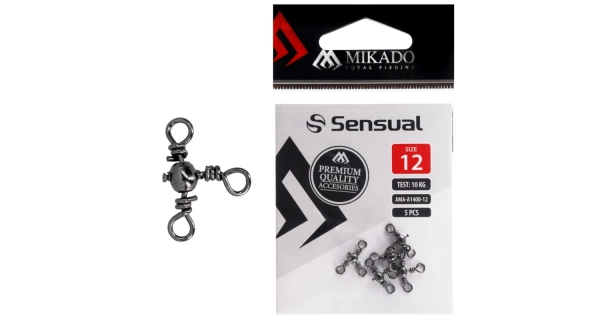 MIKADO - Obratlík Barrel trojitý vel. 8 5 ks