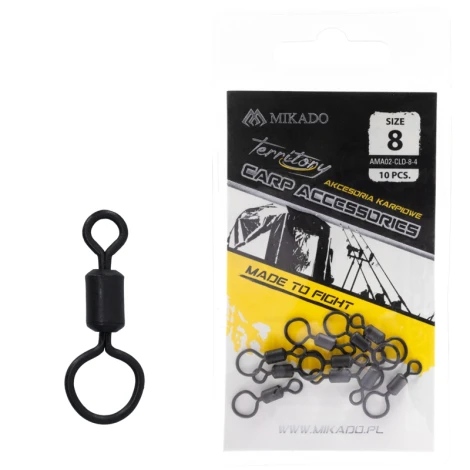 MIKADO - Obratlík Rolling s velkým okem vel. 8 10 ks