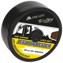 MIKADO - Olovněná šňůra Leadcore Leader 35 lb 10 m Hnědá