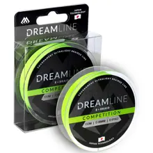 MIKADO - Pletená Šňůra Dreamline Competition Fluo Green 150 m 0,10 mm 8,73 kg