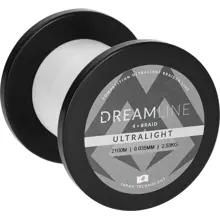 MIKADO - Pletená Šňůra Dreamline UltraLight White 2100 m 0,035 mm/2,53 kg