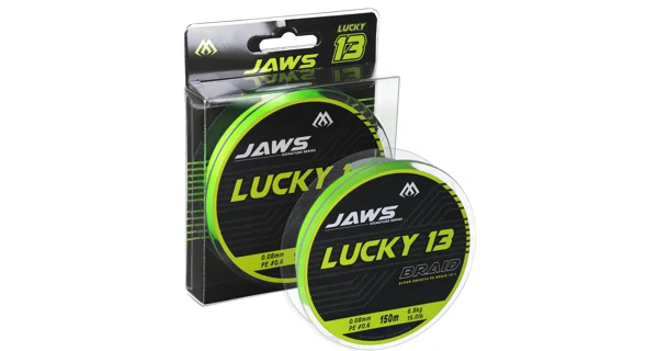 MIKADO - Pletená Šňůra Jaws Lucky 13 150 m 0,08 mm/6,8 kg