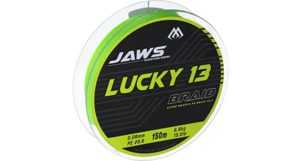 MIKADO - Pletená Šňůra Jaws Lucky 13 150 m 0,16 mm/13,0 kg