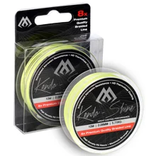 MIKADO - Pletená Šňůra Kendo Shine Fluo Žlutá 10 m 0,14 mm/11,75 kg