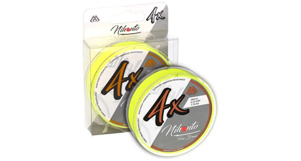 MIKADO - Pletená Šňůra - LINE NIHONTO FINE BRAID 014 FLUO 300 M Nosnost : 9,70 kg