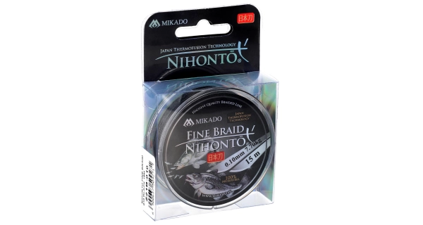 MIKADO - Pletená šňůra Nihonto Fine Braid 0,23 mm 20,2 kg 15 m Černá