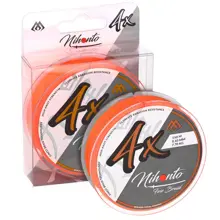 MIKADO - Pletená šňůra Nihonto Fine Braid Fluo Oranžová 0,10 mm 7,7 kg 15 m