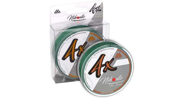 MIKADO - Pletená Šňůra Nihonto Fine Braid Zelená 150 m 0,06 mm/3,25 kg