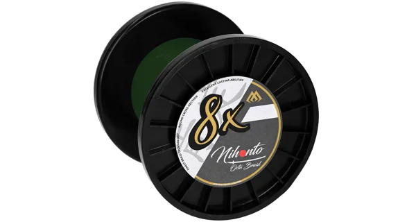 MIKADO - Pletená šňůra Nihonto Octa Braid 0,12 mm 8,9 kg 900 m Zelená