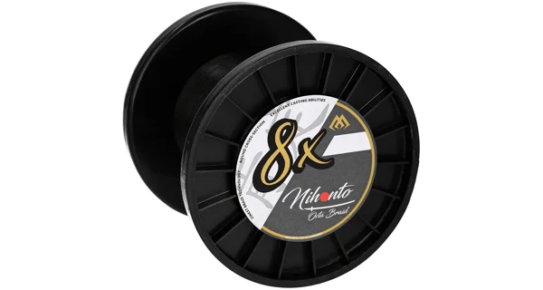 MIKADO - pletená šňůra - nihonto octa braid - 0.14mm/10.15kg/900m - černá - 1 cívka