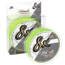 MIKADO - Pletená šňůra Nihonto Octa Braid 0,18 mm 16,4 kg 150 m Fluo Green