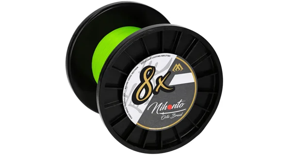 MIKADO - pletená šňůra - nihonto octa braid - 0.18mm/16.4kg/900m - fluo - 1 cívka