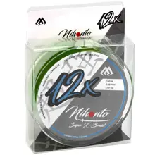 MIKADO - Pletená šňůra Nihonto Super X-Braid 0,16 mm 13,45 kg 150 m Tmavě zelená