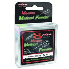 MIKADO - Pletená šňůra Octa Method Feeder 0,14 mm 10,15 kg 10 m Černá