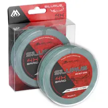 MIKADO - Pletená šňůra Silurus 4 X Braid Zelená 0,35 mm 300 m