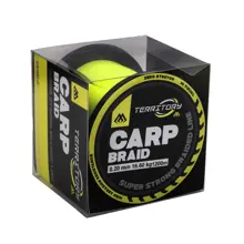 MIKADO - Pletená Šňůra Territory Carp Braid Fluo Žlutá 1200 m 0,14 mm/9,7 kg