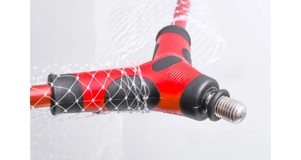 MIKADO - Podběráková Hlava Nylon 60 x 50 cm Red