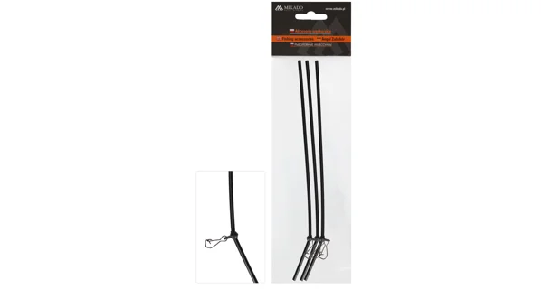 MIKADO - Průjezd S Karabinkou Anti Tangle 20 cm 3 ks