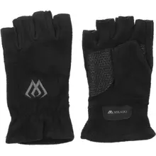 MIKADO - Rukavice Fleece Half Finger Black vel. M