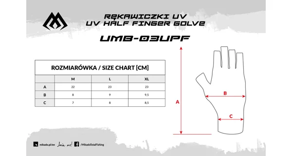 MIKADO - Rukavice Letní s UPF Filtrem vel. XL
