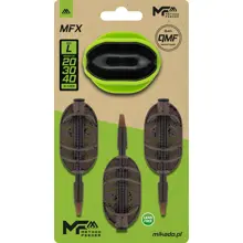 MIKADO - Sada krmítek Method Feeder MFX Q.M.F. 20+30+40 g vel. L