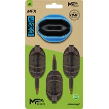 MIKADO - Sada krmítek Method Feeder MFX Q.M.F. 20+30+40 g vel. XL