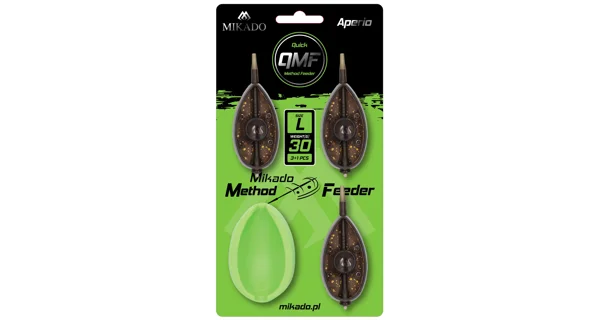 MIKADO - Sada Krmítek Quick Method Feeder Aperio vel. L 50 g 3 ks