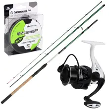 MIKADO - Set Bixlite prut Method Feeder 3,6 m, naviják Feeder 5006 + silon 0,24 mm
