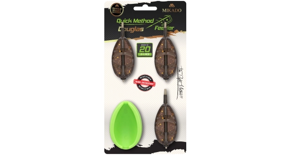 MIKADO - Set krmítek s formičkou Method Feeder Douglas Q.M.F. 60 g 3 ks