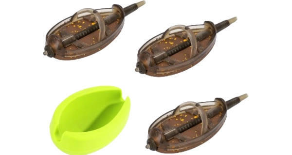 MIKADO - Set krmítek s formičkou Method Feeder Douglas Q.M.F. vel. L 50 g 3 ks