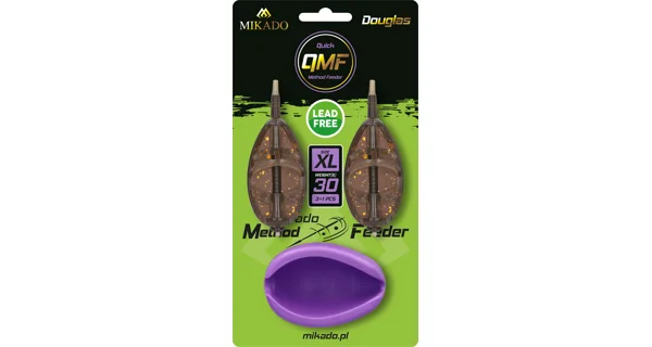MIKADO - Set krmítek s formičkou Method Feeder Douglas Q.M.F. vel. XL 60 g 2 ks