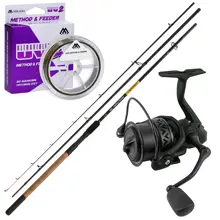 MIKADO - Set Sensual prut Heavy Feeder 3,9 m 140 g, naviják Noctis LCF II 5010+ silon 0,23 mm