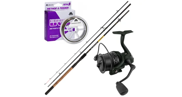 MIKADO - Set Sensual prut Heavy Feeder 3,9 m 140 g, naviják Noctis LCF II 5010+ silon 0,23 mm