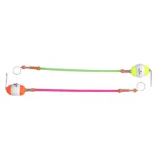 MIKADO - SIGNALIZÁTOR HANGER S POLYSTYRENEM A HADIČKOU 25 cm vel. L ČERVENÁ A ŽLUTÁ 10 ks