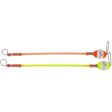 MIKADO - SIGNALIZÁTOR HANGER S POLYSTYRENEM A HADIČKOU 25 cm vel. M ČERVENÁ A ŽLUTÁ 10 ks