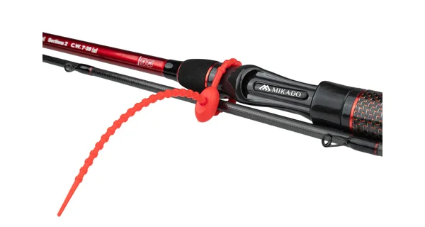 MIKADO - Silikonový klipový pásek 21,5 cm 50 ks Červená