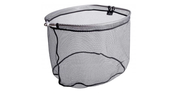 MIKADO - Skládací podběráková hlava s pogumovanou sítí 6 mm 60×50 cm