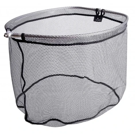 MIKADO - Skládací podběráková hlava s pogumovanou sítí 6 mm 60×50 cm