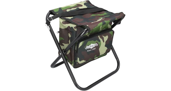 MIKADO - Skládací stolička s batohem Kamufláž 100 kg