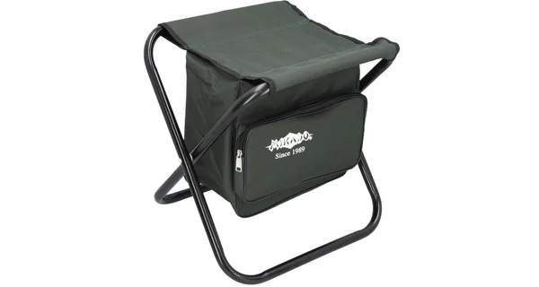 MIKADO - Skládací stolička s batohem Zelená 100 kg