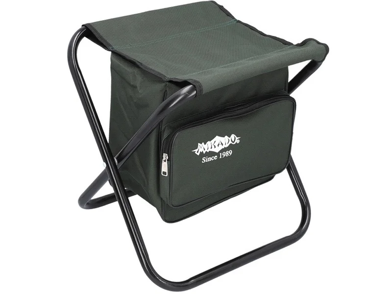 MIKADO - Skládací stolička s batohem Zelená 100 kg