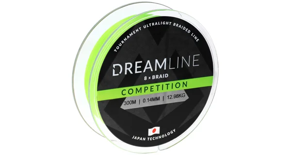MIKADO - Šňůra Dreamline Competition Fluo Green 300 m 0,20 mm/20,83 kg