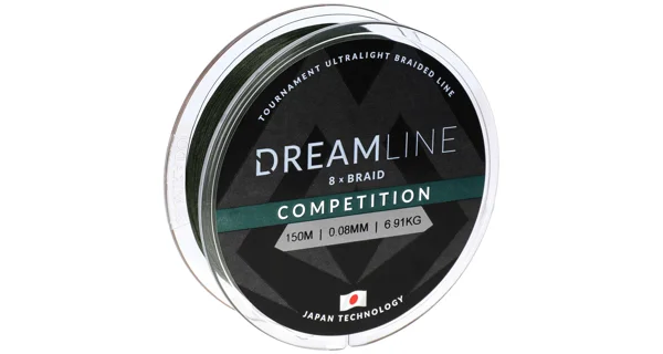 MIKADO - Šňůra Dreamline Competition Zelená 150 m 0,08 mm 6,91 kg