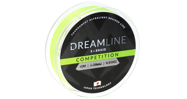 MIKADO - Šňůra Dreamline Fluo Green PE8 10 m 0,12 mm/10,21 kg