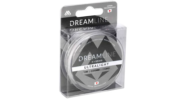 MIKADO - Šňůra Dreamline UltraLight White 10 m 0,035 mm/2,53 kg