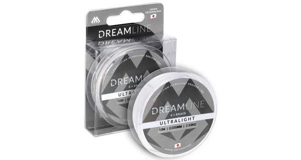 MIKADO - Šňůra Dreamline UltraLight White 10 m 0,058 mm/4,43 kg