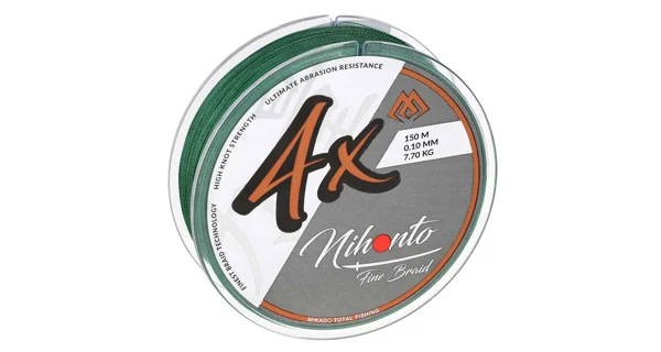 MIKADO - Šňůra Nihonto Fine Braid Green 0,10 mm 7,7 kg 15 m