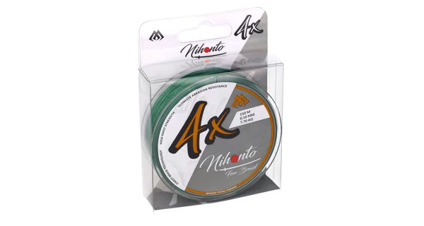 MIKADO - Šňůra Nihonto Fine Braid Green 0,16 mm 12,5 kg 15 m